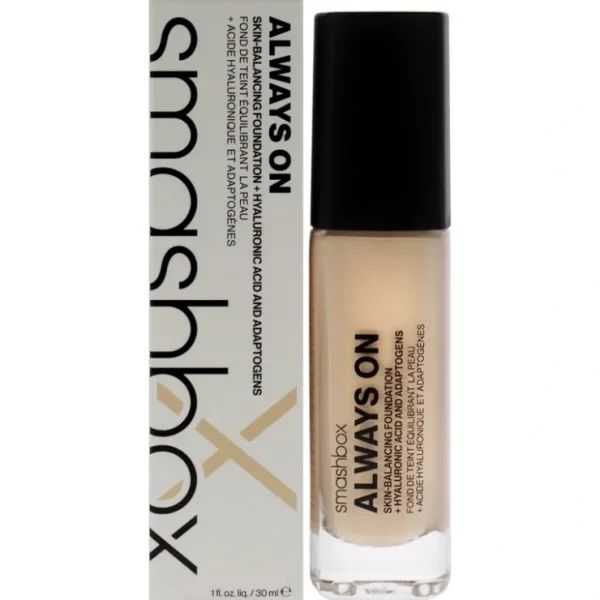 Always On Skin Balancing Foundation - F20-N by SmashBox for Women - 1 oz Foundation - Fresh Bloom Skin - Premium Skincare Solutions for Nourished, Hydrated, and Radiant Skin Every Day