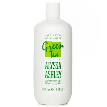 Alyssa Ashley Green Tea Hand & Body Moisturiser 500ml/17oz - Fresh Bloom Skin - Premium Skincare Solutions for Nourished, Hydrated, and Radiant Skin Every Day