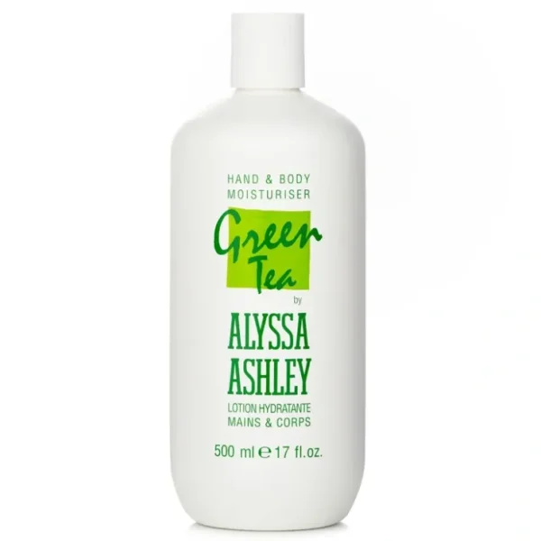 Alyssa Ashley Green Tea Hand & Body Moisturiser 500ml/17oz - Fresh Bloom Skin - Premium Skincare Solutions for Nourished, Hydrated, and Radiant Skin Every Day