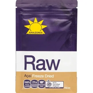 Amazonia Organic Acai Berry Powder 50g - Fresh Bloom Skin - Premium Skincare Solutions for Nourished, Hydrated, and Radiant Skin Every Day