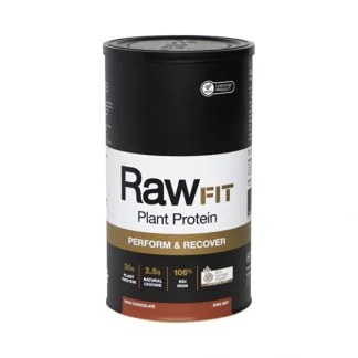 Amazonia Raw FIT Plant Protein Organic Perform & Recover Rich Chocolate 500g - Fresh Bloom Skin - Premium Skincare Solutions for Nourished, Hydrated, and Radiant Skin Every Day