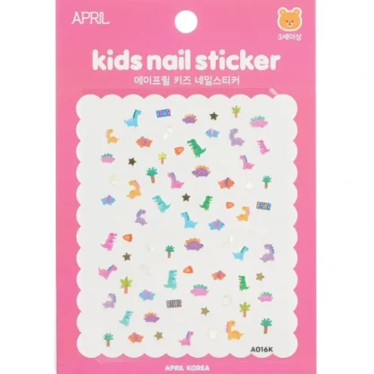 April Korea April Kids Nail Sticker - # A016K 1pack - Fresh Bloom Skin - Premium Skincare Solutions for Nourished, Hydrated, and Radiant Skin Every Day