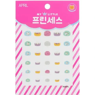 April Korea Princess Kids Nail Sticker - # P007K 1pack - Fresh Bloom Skin - Premium Skincare Solutions for Nourished, Hydrated, and Radiant Skin Every Day