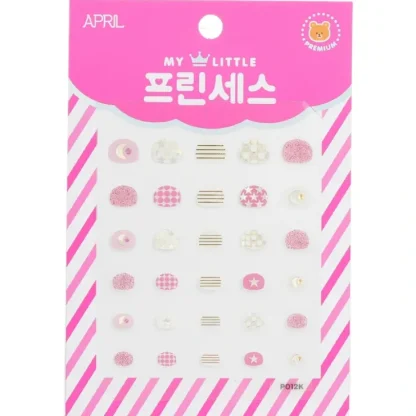 April Korea Princess Kids Nail Sticker - # P012K 1pack - Fresh Bloom Skin - Premium Skincare Solutions for Nourished, Hydrated, and Radiant Skin Every Day