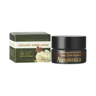 Ausganica 100% Certified Organic Herbal Balm 18.5g - Fresh Bloom Skin - Premium Skincare Solutions for Nourished, Hydrated, and Radiant Skin Every Day