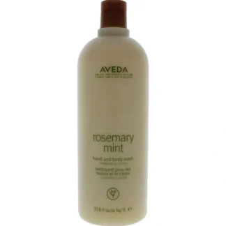Aveda Rosemary Mint Hand & Body Wash by Aveda for Unisex - 33.8 oz Body Wash - Fresh Bloom Skin - Premium Skincare Solutions for Nourished, Hydrated, and Radiant Skin Every Day