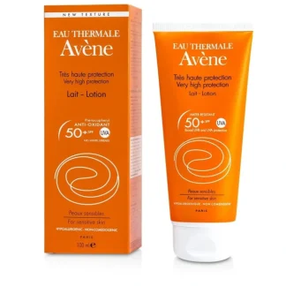 Avene Very High Protection Lotion SPF 50+ (For Sensitive Skin) 100ml/3.4oz - Fresh Bloom Skin - Premium Skincare Solutions for Nourished, Hydrated, and Radiant Skin Every Day
