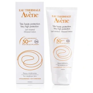 Avene Very High Protection Mineral Lotion SPF 50+ (For Intolerant Skin) 100ml/3.3oz - Fresh Bloom Skin - Premium Skincare Solutions for Nourished, Hydrated, and Radiant Skin Every Day
