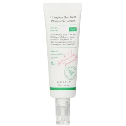 AXIS-Y Complete No Stress Physical Sunscreen SPF 50 50ml/1.69oz - Fresh Bloom Skin - Premium Skincare Solutions for Nourished, Hydrated, and Radiant Skin Every Day