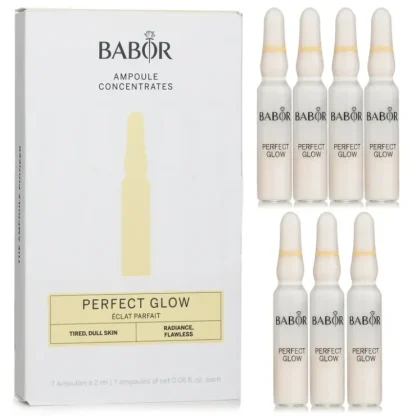 Babor Ampoule Concentrates Perfect Glow 7x2ml/0.06oz - Fresh Bloom Skin - Premium Skincare Solutions for Nourished, Hydrated, and Radiant Skin Every Day