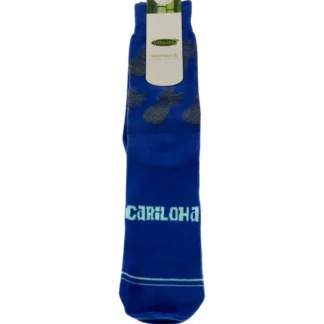 Bamboo Trouser Socks - Pineapple Royal Blue by Cariloha for Women - 1 Pair Socks (L/XL) - Fresh Bloom Skin - Premium Skincare Solutions for Nourished, Hydrated, and Radiant Skin Every Day