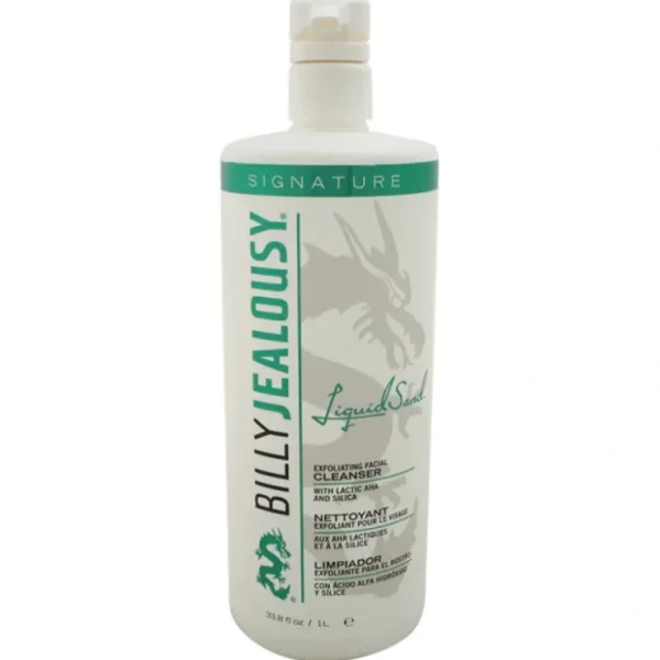 Billy Jealousy LiquidSand Exfoliating Facial Cleanser by Billy Jealousy for Men - 33.8 oz Cleanser - Fresh Bloom Skin - Premium Skincare Solutions for Nourished, Hydrated, and Radiant Skin Every Day