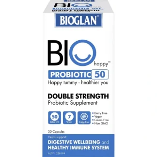 Bioglan Biohappy Probiotic 50B 30s - Fresh Bloom Skin - Premium Skincare Solutions for Nourished, Hydrated, and Radiant Skin Every Day