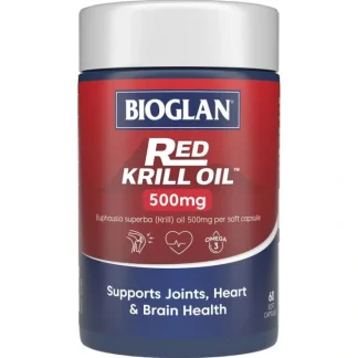 Bioglan Red Krill 500mg 60s - Fresh Bloom Skin - Premium Skincare Solutions for Nourished, Hydrated, and Radiant Skin Every Day