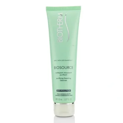 Biotherm Biosource Purifying Foaming Cleanser - Normal to Combination Skin 150ml/5.07oz - Fresh Bloom Skin - Premium Skincare Solutions for Nourished, Hydrated, and Radiant Skin Every Day