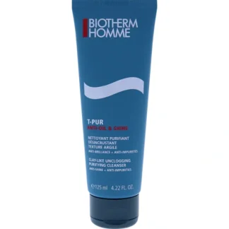 Biotherm Homme T-Pur Anti Oil and Shine Cleanser by Biotherm for Men - 4.22 oz Cleanser - Fresh Bloom Skin - Premium Skincare Solutions for Nourished, Hydrated, and Radiant Skin Every Day