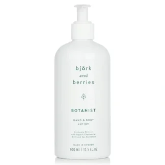 Bjork & Berries Botanist Hand & Body Lotion 400ml/13.5oz - Fresh Bloom Skin - Premium Skincare Solutions for Nourished, Hydrated, and Radiant Skin Every Day