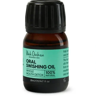 Black Chicken Remedies Oral Swishing Oil Mini 28ml - Fresh Bloom Skin - Premium Skincare Solutions for Nourished, Hydrated, and Radiant Skin Every Day