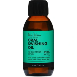 Black Chicken Remedies Oral Swishing Oil 115ml - Fresh Bloom Skin - Premium Skincare Solutions for Nourished, Hydrated, and Radiant Skin Every Day