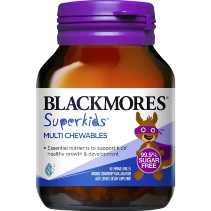Blackmores Superkids Multi 60 Chewables - Fresh Bloom Skin - Premium Skincare Solutions for Nourished, Hydrated, and Radiant Skin Every Day