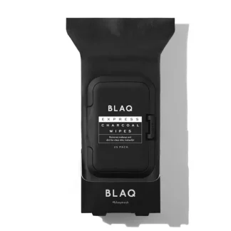 BLAQ Express Charcoal Wipes 25 Pack - Fresh Bloom Skin - Premium Skincare Solutions for Nourished, Hydrated, and Radiant Skin Every Day