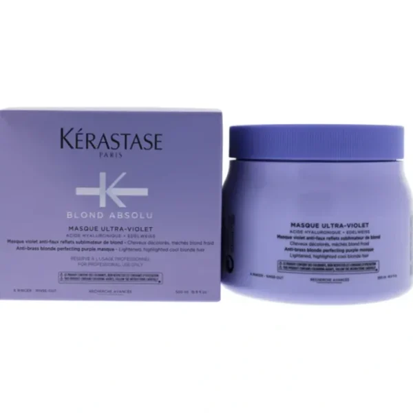 Blonde Absolu Ultra Violet Masque by Kerastase for Unisex - 16.9 oz Masque - Fresh Bloom Skin - Premium Skincare Solutions for Nourished, Hydrated, and Radiant Skin Every Day