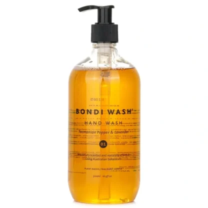 BONDI WASH Hand Wash (Tasmanian Pepper & Lavender) 500ml/16.9oz - Fresh Bloom Skin - Premium Skincare Solutions for Nourished, Hydrated, and Radiant Skin Every Day