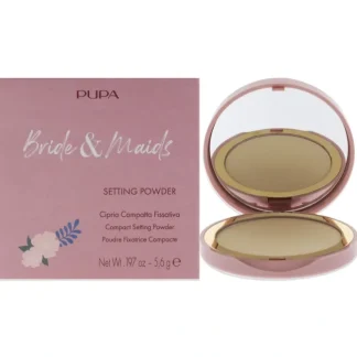 Bride and Maids Setting Powder - 001 Bride Veil by Pupa Milano for Women - 0.197 oz Powder - Fresh Bloom Skin - Premium Skincare Solutions for Nourished, Hydrated, and Radiant Skin Every Day