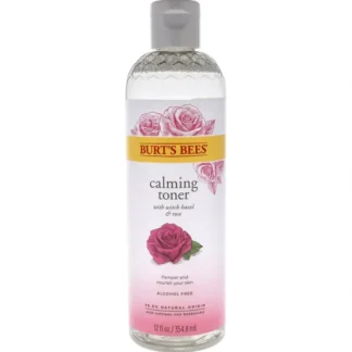 Calming Toner - Witch Hazel and Rose by Burts Bees for Unisex - 12 oz Toner - Fresh Bloom Skin - Premium Skincare Solutions for Nourished, Hydrated, and Radiant Skin Every Day