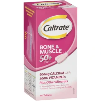 Caltrate Bone & Muscle 50+ 100 Tablets - Fresh Bloom Skin - Premium Skincare Solutions for Nourished, Hydrated, and Radiant Skin Every Day