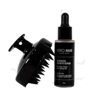 CanGro Hero Hair (Serum+Brush) - 30ml - Fresh Bloom Skin - Premium Skincare Solutions for Nourished, Hydrated, and Radiant Skin Every Day
