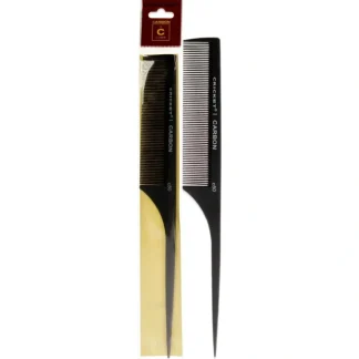 Carbon Comb Fine Toothed Rattail - C50 by Cricket for Unisex - 1 Pc Comb - Fresh Bloom Skin - Premium Skincare Solutions for Nourished, Hydrated, and Radiant Skin Every Day