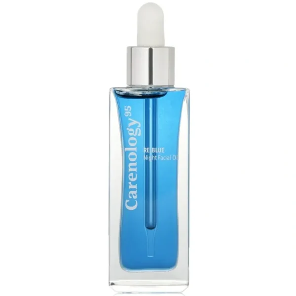 Carenology95 RE:BLUE Night Facial Oil 50ml/1.7oz - Fresh Bloom Skin - Premium Skincare Solutions for Nourished, Hydrated, and Radiant Skin Every Day