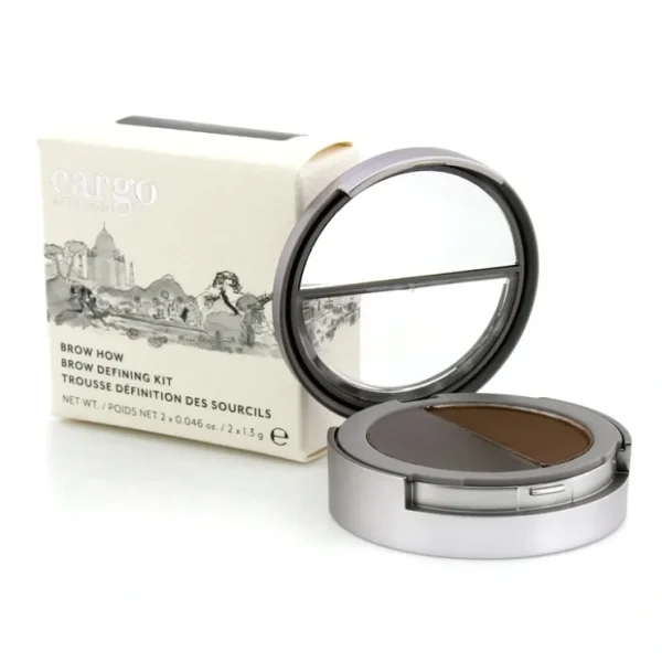 Cargo Brow How Brow Defining Kit - Dark 2x 1.3g/0.046oz - Fresh Bloom Skin - Premium Skincare Solutions for Nourished, Hydrated, and Radiant Skin Every Day