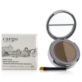 Cargo Brow How Brow Defining Kit - Light 2x1.3g/0.046oz - Fresh Bloom Skin - Premium Skincare Solutions for Nourished, Hydrated, and Radiant Skin Every Day