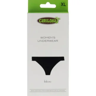 Cariloha Bamboo Lace Bikini - Black by Cariloha for Women - 1 Pc Underwear (XL) - Fresh Bloom Skin - Premium Skincare Solutions for Nourished, Hydrated, and Radiant Skin Every Day