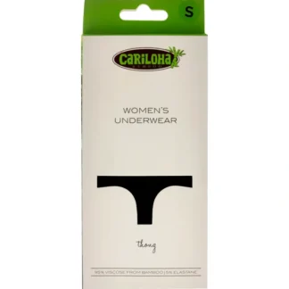 Cariloha Bamboo Lace Thong - Black by Cariloha for Women - 1 Pc Underwear (S) - Fresh Bloom Skin - Premium Skincare Solutions for Nourished, Hydrated, and Radiant Skin Every Day