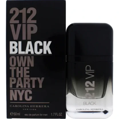Carolina Herrera 212 VIP Black by Carolina Herrera for Men - 1.7 oz EDP Spray - Fresh Bloom Skin - Premium Skincare Solutions for Nourished, Hydrated, and Radiant Skin Every Day