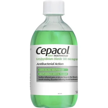 Cepacol Mouthwash Mint 500ml - Fresh Bloom Skin - Premium Skincare Solutions for Nourished, Hydrated, and Radiant Skin Every Day