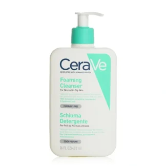 CeraVe Foaming Facial Cleanser for Normal to Oily Skin 473ml/16oz - Fresh Bloom Skin - Premium Skincare Solutions for Nourished, Hydrated, and Radiant Skin Every Day