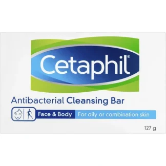 Cetaphil Antibacterial Cleansing Bar 127g - Fresh Bloom Skin - Premium Skincare Solutions for Nourished, Hydrated, and Radiant Skin Every Day