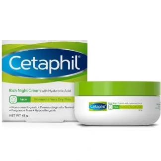 Cetaphil Face Rich Night Cream 48g - Fresh Bloom Skin - Premium Skincare Solutions for Nourished, Hydrated, and Radiant Skin Every Day