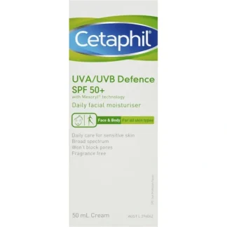 Cetaphil UVA/UVB Defence SPF50+ 50ml - Fresh Bloom Skin - Premium Skincare Solutions for Nourished, Hydrated, and Radiant Skin Every Day