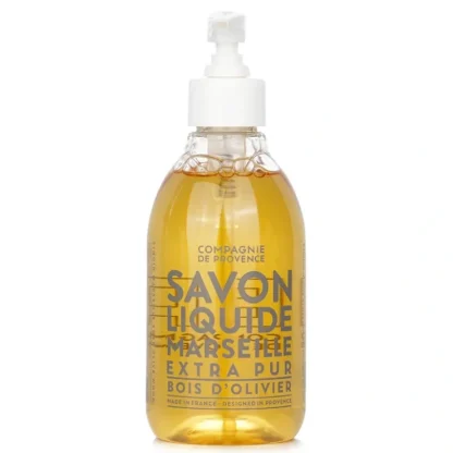 Compagnie de Provence Liquid Marseille Soap Olive Wood 300ml/10oz - Fresh Bloom Skin - Premium Skincare Solutions for Nourished, Hydrated, and Radiant Skin Every Day