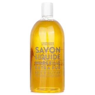 Compagnie de Provence Liquid Marseille Soap Olive Wood Refill 1000ml/33.8oz - Fresh Bloom Skin - Premium Skincare Solutions for Nourished, Hydrated, and Radiant Skin Every Day