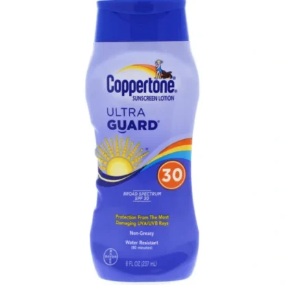 Coppertone Coppertone Ultra Guard Sunscreen Lotion SPF 30 by Coppertone for Unisex - 8 oz Sunscreen - Fresh Bloom Skin - Premium Skincare Solutions for Nourished, Hydrated, and Radiant Skin Every Day