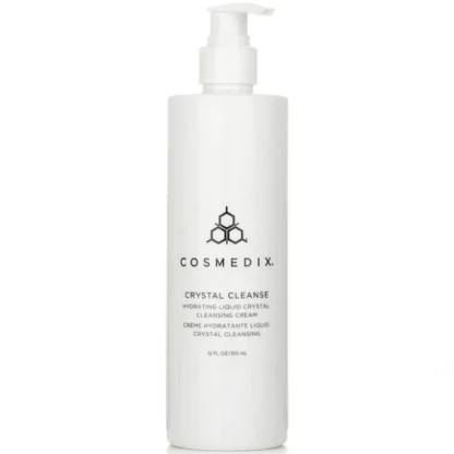 CosMedix Crystal Cleanse Hydrating Liquid Crystal Cleansing Cream 355ml/12oz - Fresh Bloom Skin - Premium Skincare Solutions for Nourished, Hydrated, and Radiant Skin Every Day