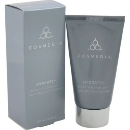 CosMedix Hydrate Plus Moisturizing Sunscreen SPF 17 by CosMedix for Unisex - 2 oz Sunscreen - Fresh Bloom Skin - Premium Skincare Solutions for Nourished, Hydrated, and Radiant Skin Every Day