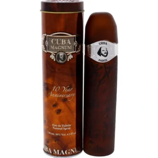 Cuba Cuba Magnum Black by Cuba for Men - 4.3 oz EDT Spray - Fresh Bloom Skin - Premium Skincare Solutions for Nourished, Hydrated, and Radiant Skin Every Day