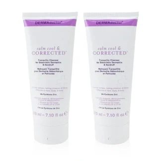 DERMAdoctor Calm Cool & Corrected Tranquility Cleanser Duo Pack 2x210ml/7.1oz - Fresh Bloom Skin - Premium Skincare Solutions for Nourished, Hydrated, and Radiant Skin Every Day